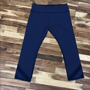 Lorna Jane Ink Bliss 7/8 leggings-like new